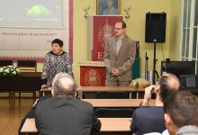 Bogdándi Zsolt és Pál Judit köszöntői a történelem szekcióban 