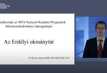 W. Kovács András bemutatója 