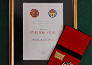 Kolozsvár jelképével tüntették ki az Erdélyi Múzeum-Egyesületet