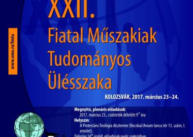 XXII. Fiatal Műszakiak Tudományos Ülésszaka