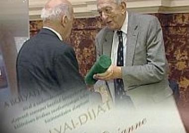 Bolyai díj Egyed Ákos akadémikusnak