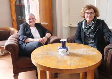 A BME rektorhelyettese, Koczkáné Csiszár Emília látogatta meg az EME-t