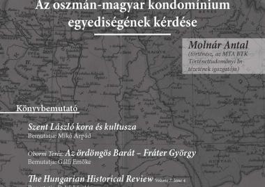 Molnár Antal előadása és hármas könyvbemutató