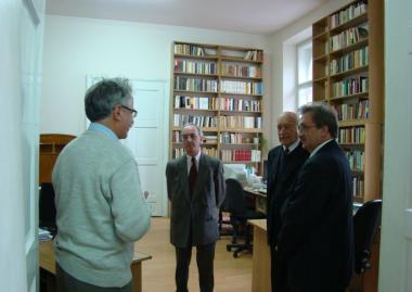 Füzes Oszkár nagykövet látogatása az EMÉ-nél