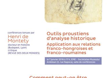Henri de Montety: Outils proustiens d'analyse historique. Application aux relations franco-hongroises et franco-roumaines