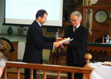 Nyárádi Imre-Istvánt Gr. Mikó Imre-emléklappal tüntették ki 