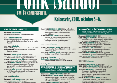 Tonk Sándor (1947-2003) emlékkonferencia