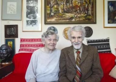 A Péter házaspár Marosvásárhely díszpolgárai