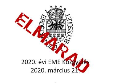 2020. évi EME Közgyűlés