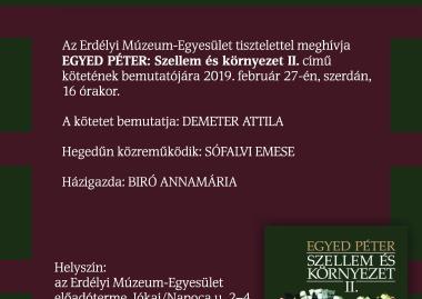 Egyed Péter: Szellem és környezet II.