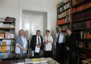 Maróth Miklós, akadémikus, az MTA alelnöke az EMÉ-nél