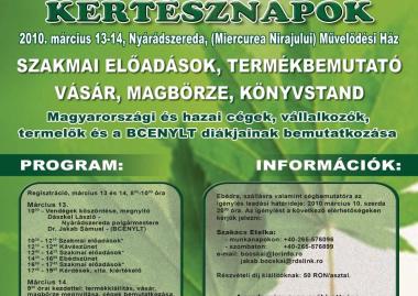 VIII. Nyárádszeredai Kertésznapok