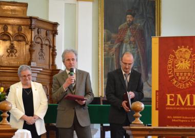 Szilágyi Tibor egyetemi tanárt Gr. Mikó Imre emléklappal tüntették ki