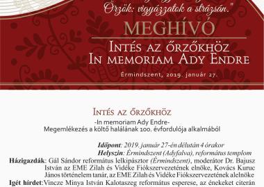 In memoriam Ady Endre