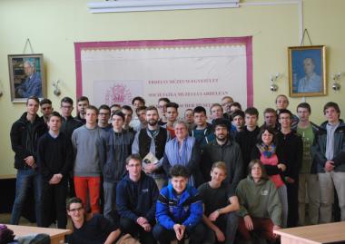 A Pannonhalmi Bencés Gimnázium diákjainak látogatása