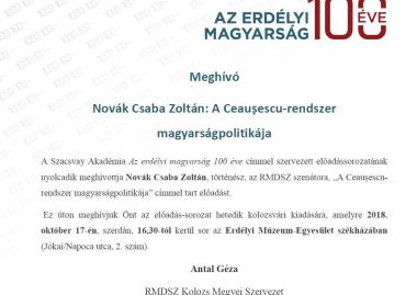 A Ceaușescu-rendszer magyarságpolitikája