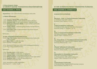 7. A Magyar Tudomány Napja Erdélyben