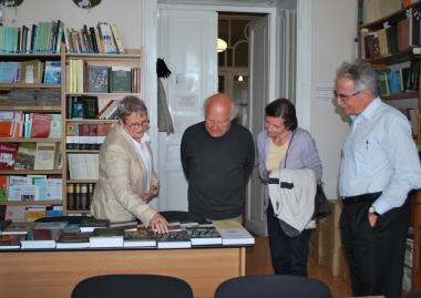 Vékás Lajos, az MTA alelnökének látogatása az EME-nél