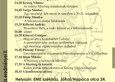 A Mezőség-kutatás eredményei