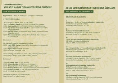 7. A Magyar Tudomány Napja Erdélyben