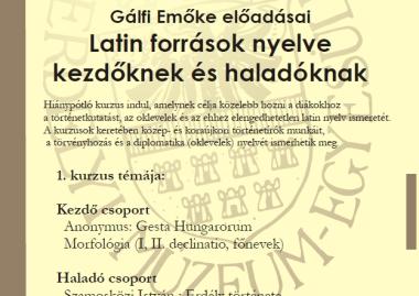 Latin források nyelve kezdőknek és haladóknak