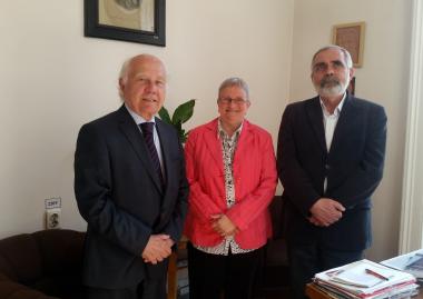 Vékás Lajos, az MTA alelnökének látogatása az EMÉnél