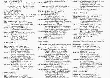 Imreh István Emlékkonferencia