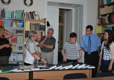 Dr. Barnabás Beáta akadémikus, a Magyar Tudományos Akadémia főtitkárhelyettesének látogatása az EME-nél