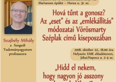 Szajbély Mihály előadásai