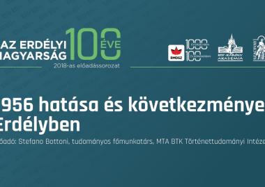 Stefano Bottoni: 1956 hatása és következményei Erdélyben
