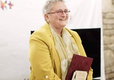 Cimbora-díjas Bitay Enikő, az EME főtitkára