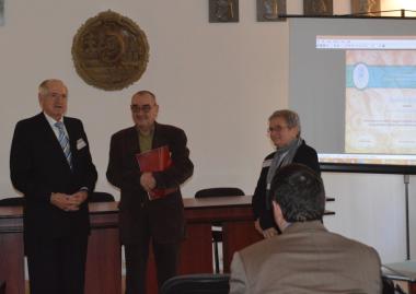 Jenei Dezső-emléklapban részesült András József, a Petrozsényi Egyetem professzora