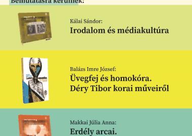 Irodalomtudományi kötetek bemutatója az EMÉ-ben