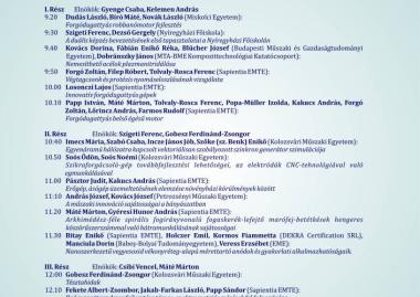 MTNE XVI. Műszaki Tudományos Ülésszak