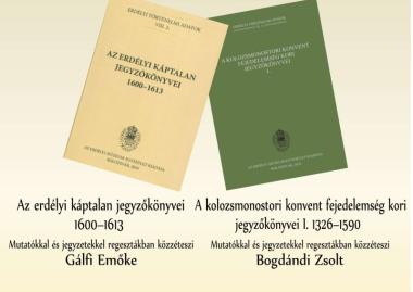Erdélyi Történelmi Adatok forráskiadvány-sorozat könyvbemutatója