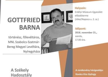 Gottfried Barna: A Székely Hadosztály küzdelmei Erdélyért