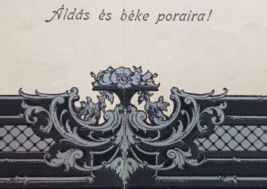 Részlet egy gyászjelentésből az EME gyászjelentés gyűjteményéből