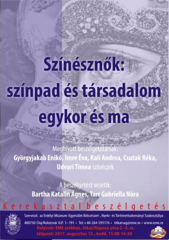 Színésznők: színpad és társadalom egykor és ma