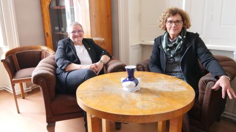 A BME rektorhelyettese, Koczkáné Csiszár Emília látogatta meg az EME-t