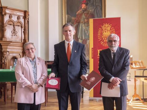 Dobránszky Jánost Gr. Mikó Imre-emléklappal tüntették ki