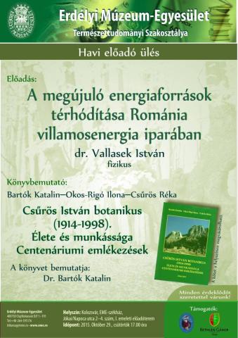Vallasek István: A megújuló energiaforrások térhódítása Románia villamosenergia iparában