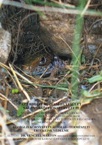  Globális környezetváltozás – természeti értékeink védelme fényképkiállítás és vetítettképes előadás