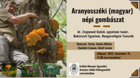 Zsigmond Győző: Aranyosszéki (magyar) népi gombászat