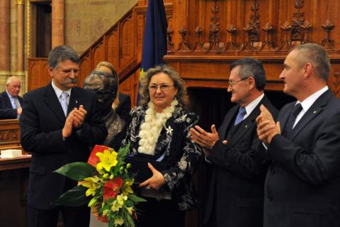 Gábor Dénes díj-ban részesült Imecs Mária professzor asszony, az EME Műszaki Tudományok Szakosztályának választmányi tagja