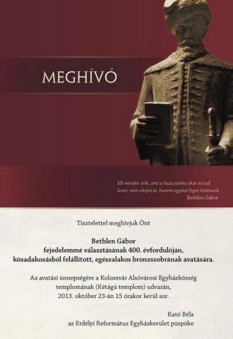 Bethlen Gábor szobrot állíttatnak Kolozsváron