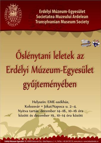 Őslénytani leletek az Erdélyi Múzeum-Egyesület gyűjteményében