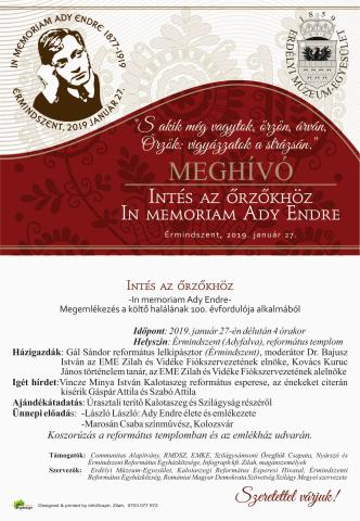 In memoriam Ady Endre