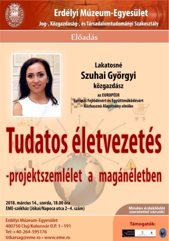 Szuhai Györgyi: Tudatos életvezetés - projektszemlélet a magánéletben
