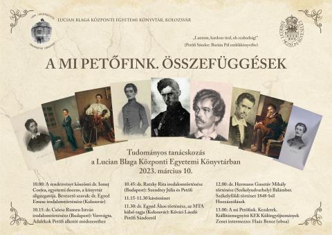 A mi Petőfink. Tudományos tanácskozás és kiállítás a Lucian Blaga Központi Egyetemi Könyvtárban