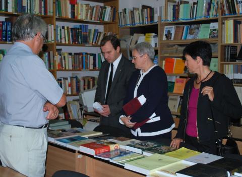 Wetzel Tamás államtitkár látogatása az EMÉ-nél